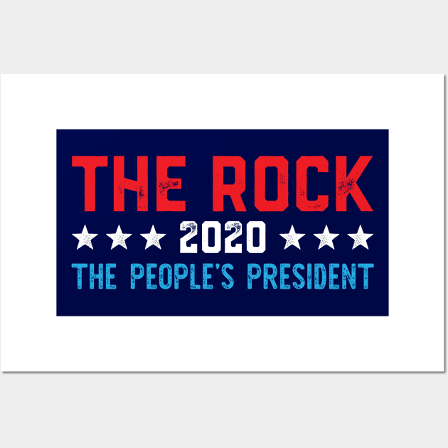 The Rock 2020: The People's President Wall Art by zubiacreative